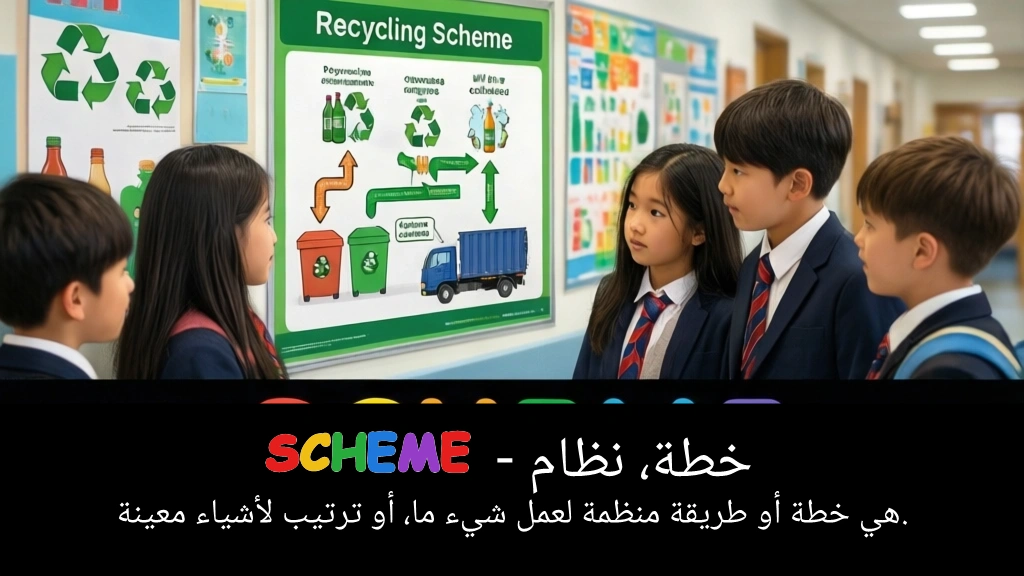 Arabic Illustration for scheme